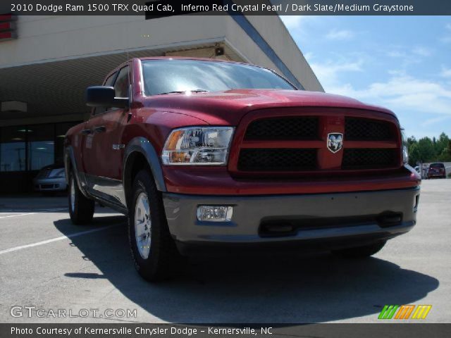2010 Dodge Ram 1500 TRX Quad Cab in Inferno Red Crystal Pearl