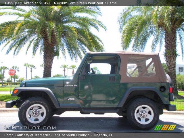 1999 Jeep Wrangler SE 4x4 in Medium Fern Green Pearlcoat