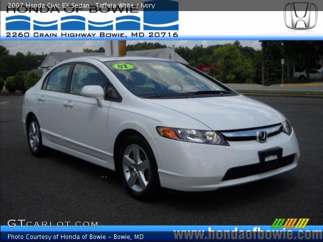 2007 Honda Civic EX Sedan in Taffeta White