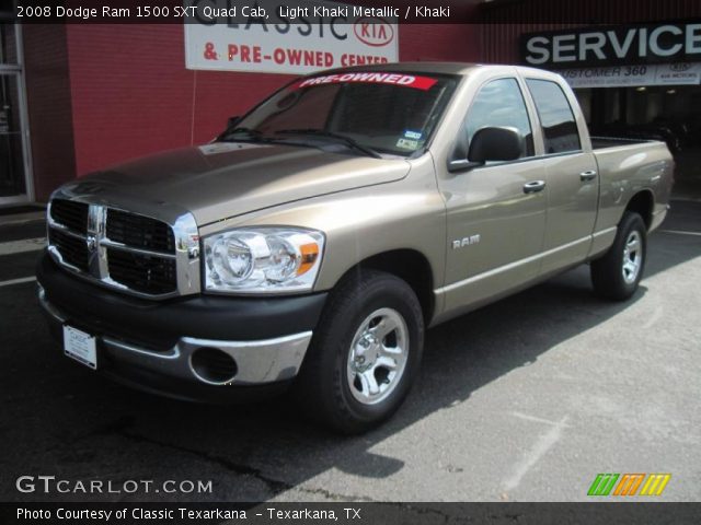 2008 Dodge Ram 1500 SXT Quad Cab in Light Khaki Metallic