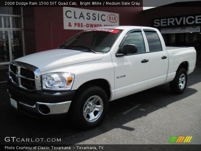 2008 Dodge Ram 1500 SXT Quad Cab in Bright White