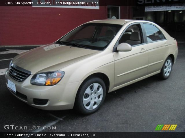 2009 Kia Spectra EX Sedan in Sand Beige Metallic