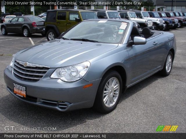 2009 Chrysler Sebring Touring Convertible in Steel Silver Metallic