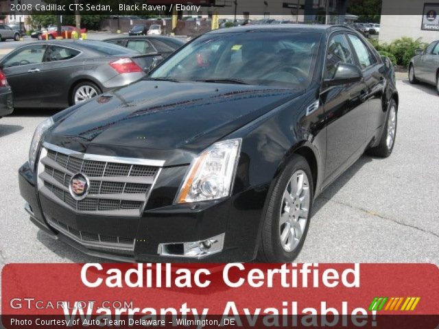 2008 Cadillac CTS Sedan in Black Raven