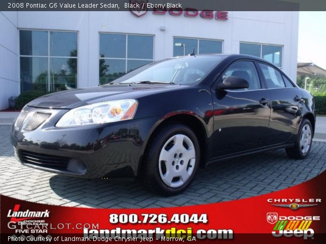 2008 Pontiac G6 Value Leader Sedan in Black