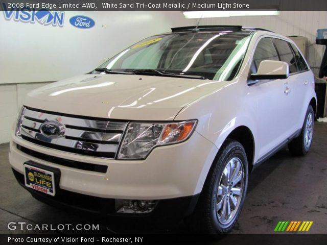 2008 Ford Edge Limited AWD in White Sand Tri-Coat Metallic