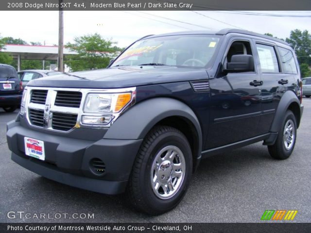 2008 Dodge Nitro SXT 4x4 in Modern Blue Pearl