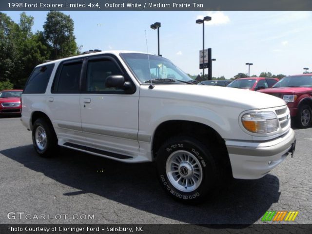 1998 Ford Explorer Limited 4x4 in Oxford White