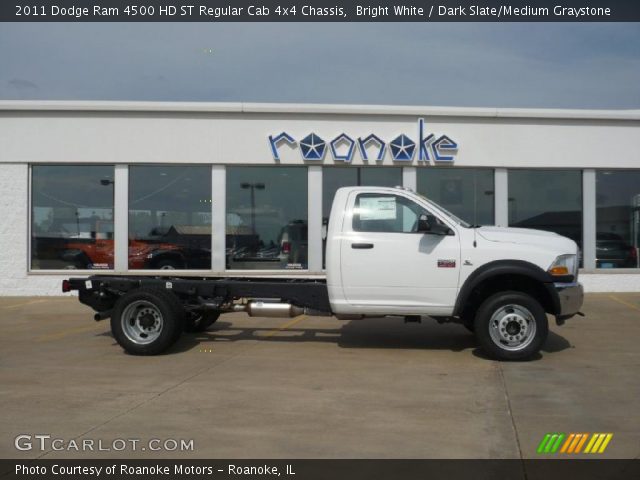 2011 Dodge Ram 4500 HD ST Regular Cab 4x4 Chassis in Bright White