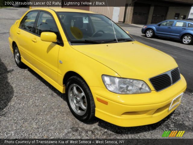 2002 Mitsubishi Lancer OZ Rally in Lightning Yellow