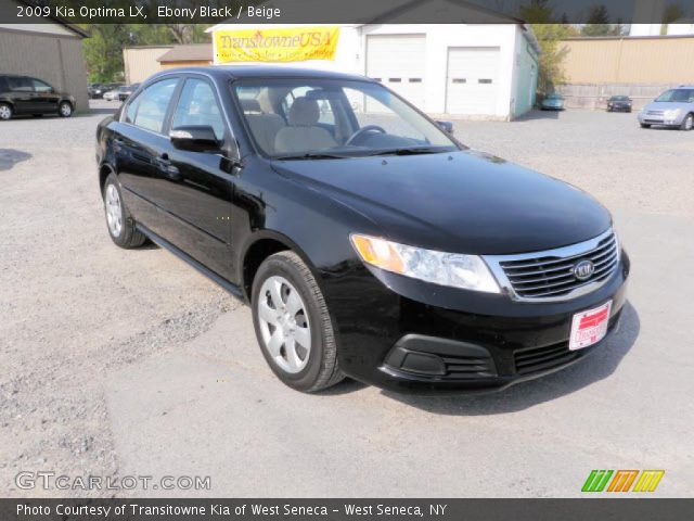 2009 Kia Optima LX in Ebony Black