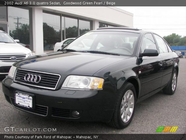 2002 Audi A6 3.0 quattro Sedan in Goodwood Green Pearl
