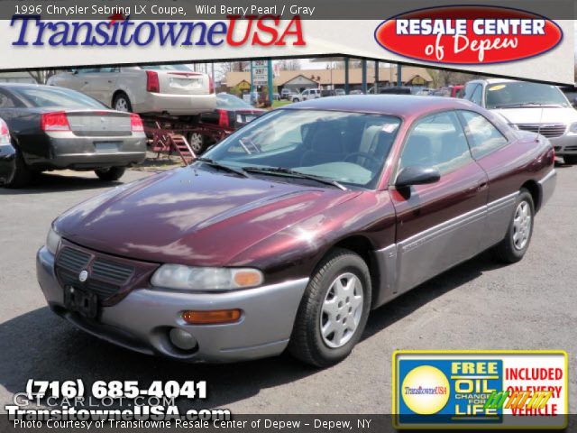 1996 Chrysler Sebring LX Coupe in Wild Berry Pearl