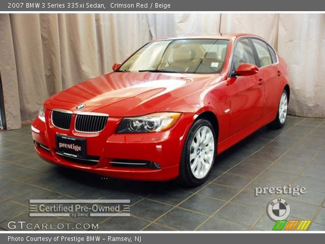 2007 BMW 3 Series 335xi Sedan in Crimson Red