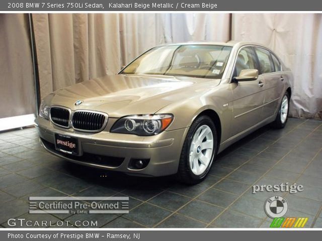 2008 BMW 7 Series 750Li Sedan in Kalahari Beige Metallic