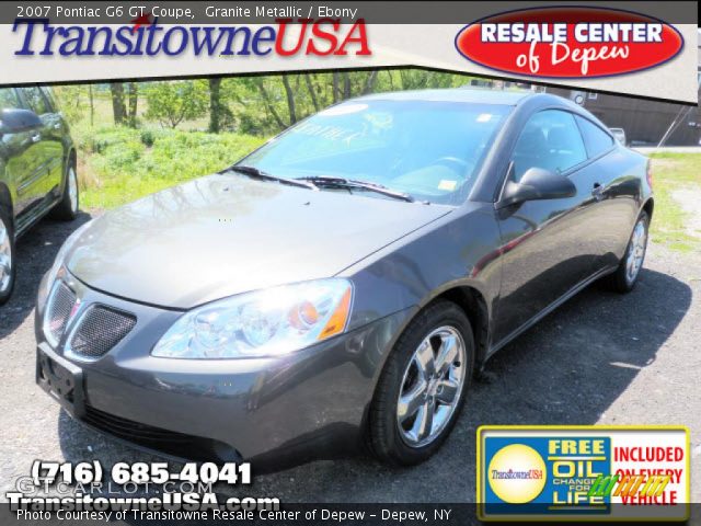 2007 Pontiac G6 GT Coupe in Granite Metallic