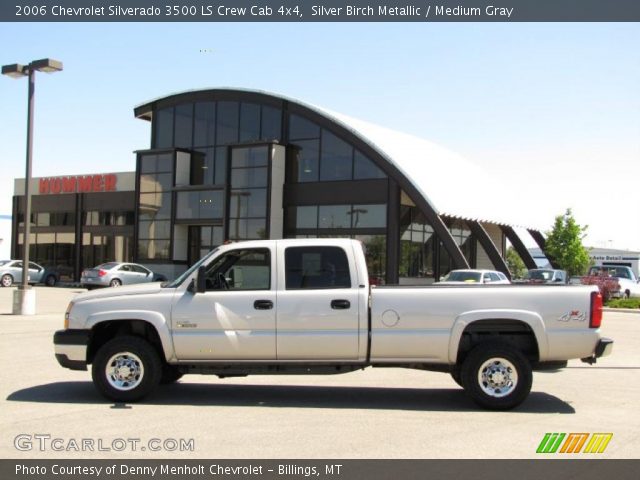 2006 Chevrolet Silverado 3500 LS Crew Cab 4x4 in Silver Birch Metallic