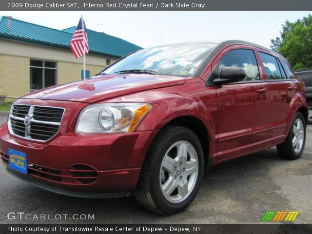2009 Dodge Caliber SXT in Inferno Red Crystal Pearl