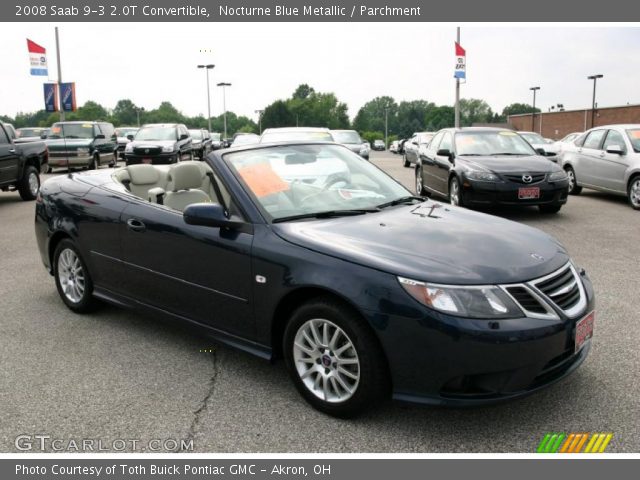 2008 Saab 9-3 2.0T Convertible in Nocturne Blue Metallic