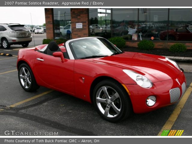 2007 Pontiac Solstice Roadster in Aggressive Red