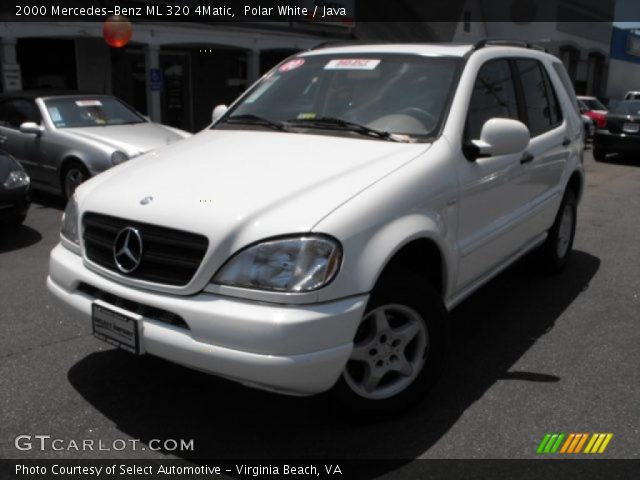 2000 Mercedes-Benz ML 320 4Matic in Polar White
