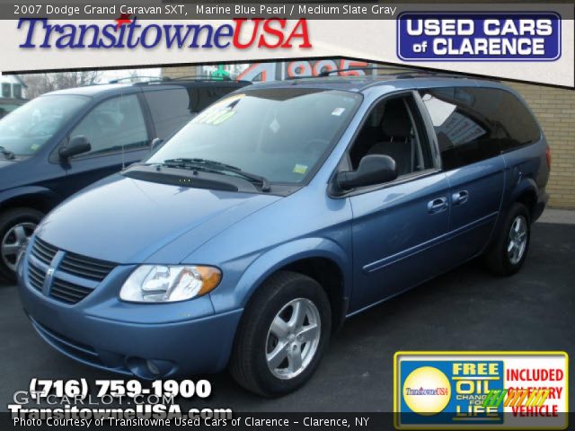 2007 Dodge Grand Caravan SXT in Marine Blue Pearl