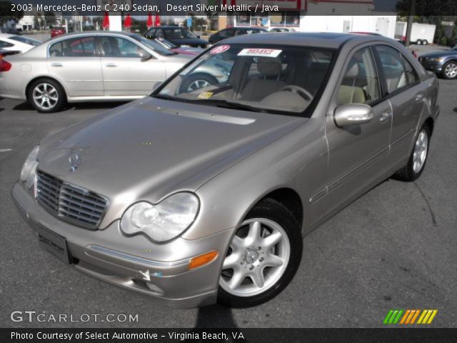 2003 Mercedes-Benz C 240 Sedan in Desert Silver Metallic