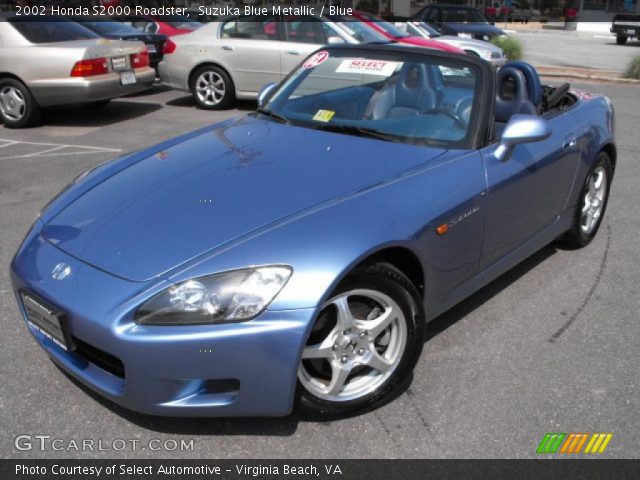 2002 Honda S2000 Roadster in Suzuka Blue Metallic