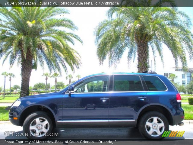 2004 Volkswagen Touareg V6 in Shadow Blue Metallic