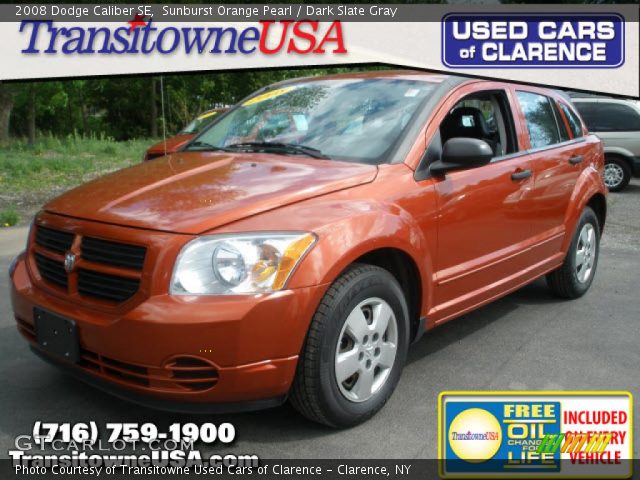 2008 Dodge Caliber SE in Sunburst Orange Pearl