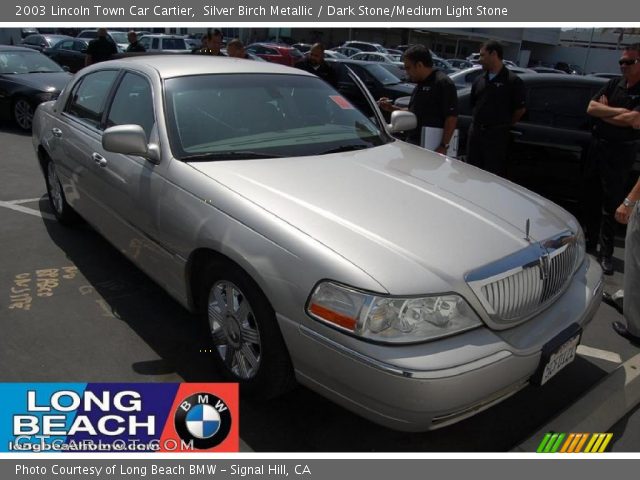 2003 Lincoln Town Car Cartier in Silver Birch Metallic