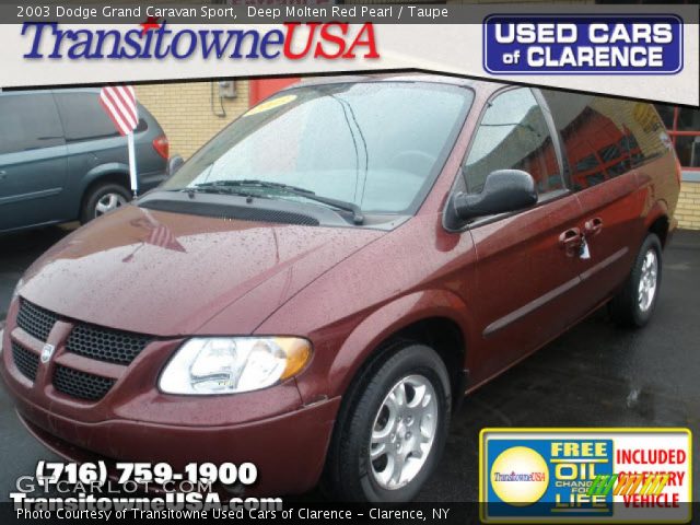 2003 Dodge Grand Caravan Sport in Deep Molten Red Pearl