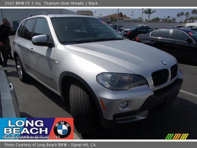 2007 BMW X5 3.0si in Titanium Silver Metallic
