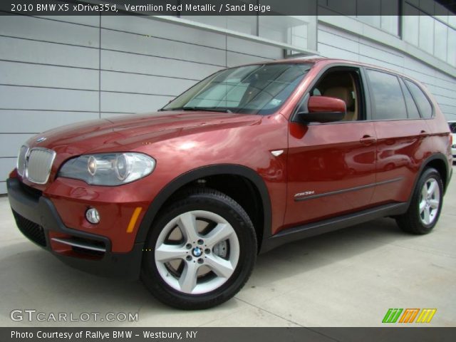 2010 BMW X5 xDrive35d in Vermilion Red Metallic