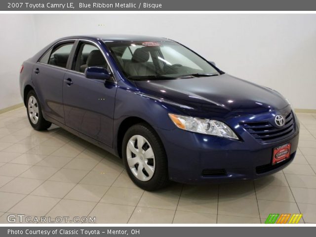2007 Toyota Camry LE in Blue Ribbon Metallic
