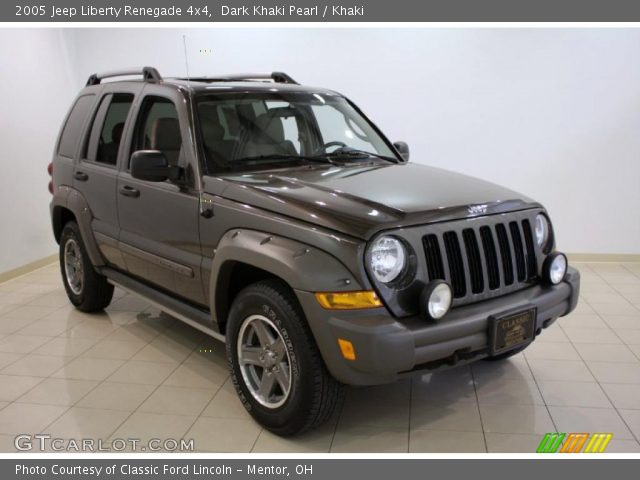 2005 Jeep Liberty Renegade 4x4 in Dark Khaki Pearl