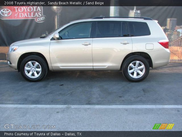 2008 Toyota Highlander  in Sandy Beach Metallic