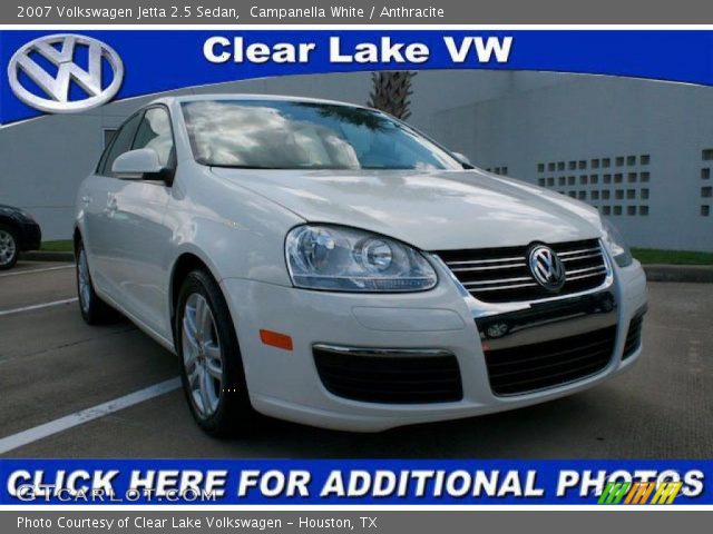 2007 Volkswagen Jetta 2.5 Sedan in Campanella White