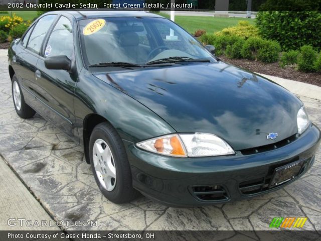 2002 Chevrolet Cavalier Sedan in Forest Green Metallic