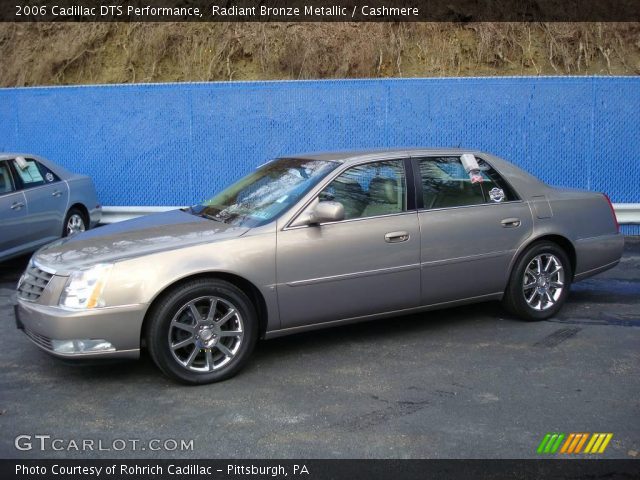 2006 Cadillac DTS Performance in Radiant Bronze Metallic