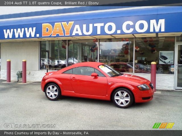 2004 Audi TT 1.8T quattro Coupe in Brilliant Red