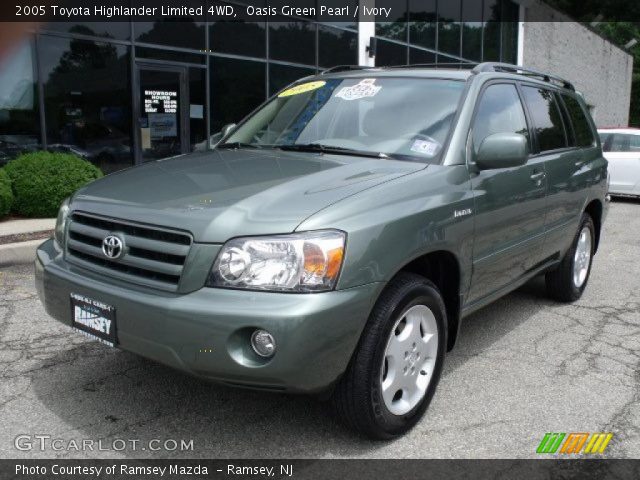 2005 Toyota Highlander Limited 4WD in Oasis Green Pearl