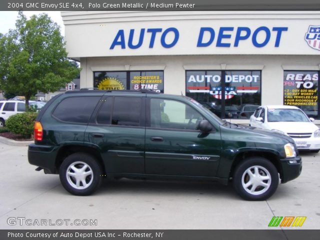 2004 GMC Envoy SLE 4x4 in Polo Green Metallic