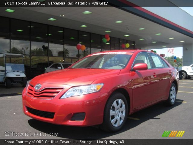 2010 Toyota Camry LE in Barcelona Red Metallic