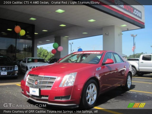 2009 Cadillac CTS 4 AWD Sedan in Crystal Red