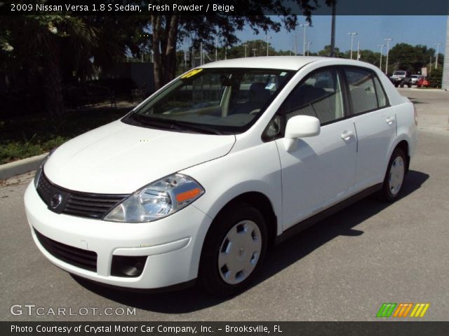 2009 Nissan Versa 1.8 S Sedan in Fresh Powder