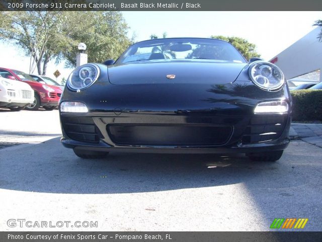 2009 Porsche 911 Carrera Cabriolet in Basalt Black Metallic