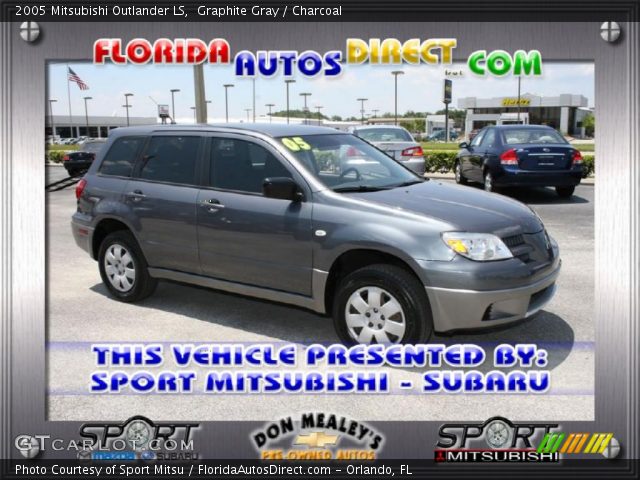 2005 Mitsubishi Outlander LS in Graphite Gray