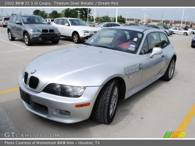 2002 BMW Z3 3.0i Coupe in Titanium Silver Metallic