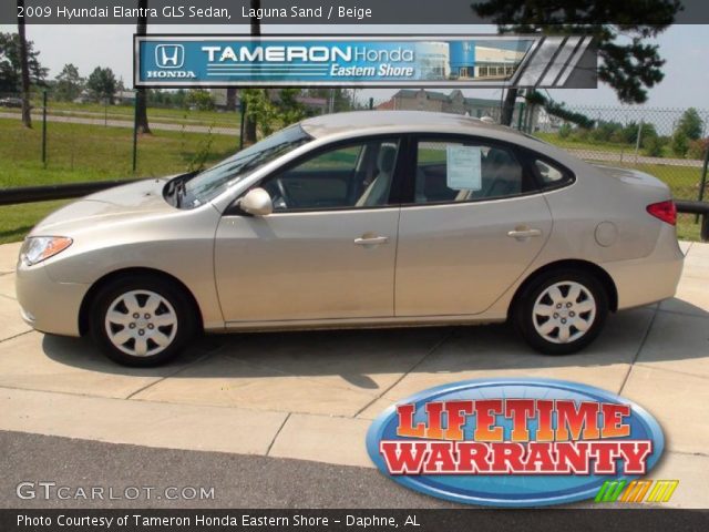 2009 Hyundai Elantra GLS Sedan in Laguna Sand